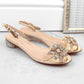 Transparent S.Barski W OLI248C gold sandals Footwear/Lifestyle/S.Barski Your Sports Performance