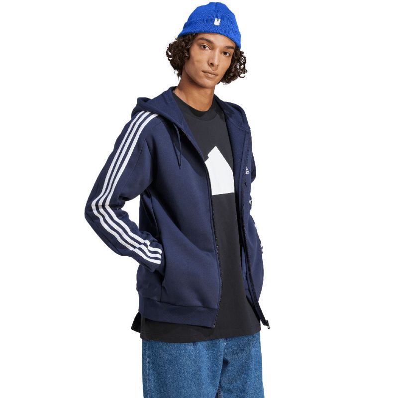 adidas Essentials Fleece 3-Stripes Full-Zip Jr Sweatshirt IJ6478 Clothing/Lifestyle Adidas
