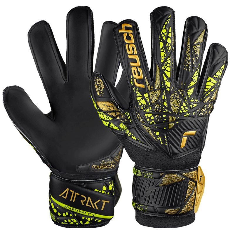 Reusch Attrakt Infinity Finger Support Jr 54 72 710 7739 goalkeeper gloves Accessories/Gloves Your Sports Performance