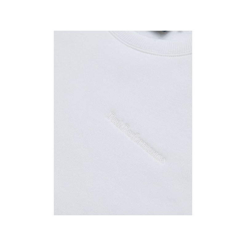 Peak Performance Women's W Original Small Logo Crew Sweatshirt White