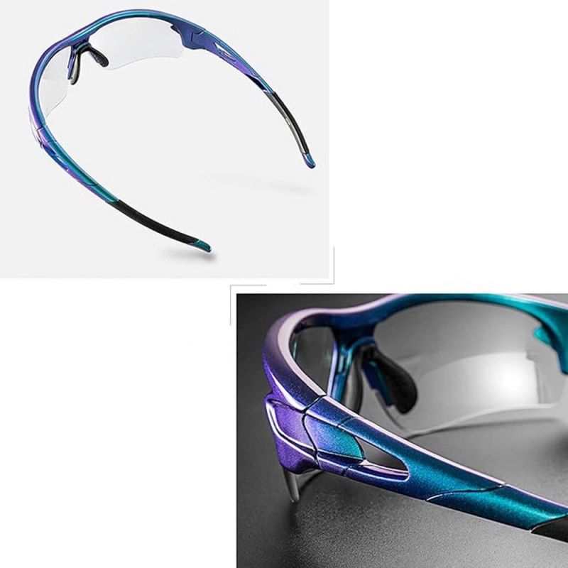 Rockbros 10069 Photochromic UV400 Cycling Glasses - Blue Import z Action/Rowery i akcesoria/Okulary Your Sports Performance