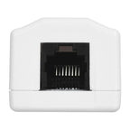Lanberg OU6-0001-W surface-mounted socket (RJ-45; cat. 6; UTP; white) Kable, gniazda i wtyki/Puszki wyposażone Your Sports Performance
