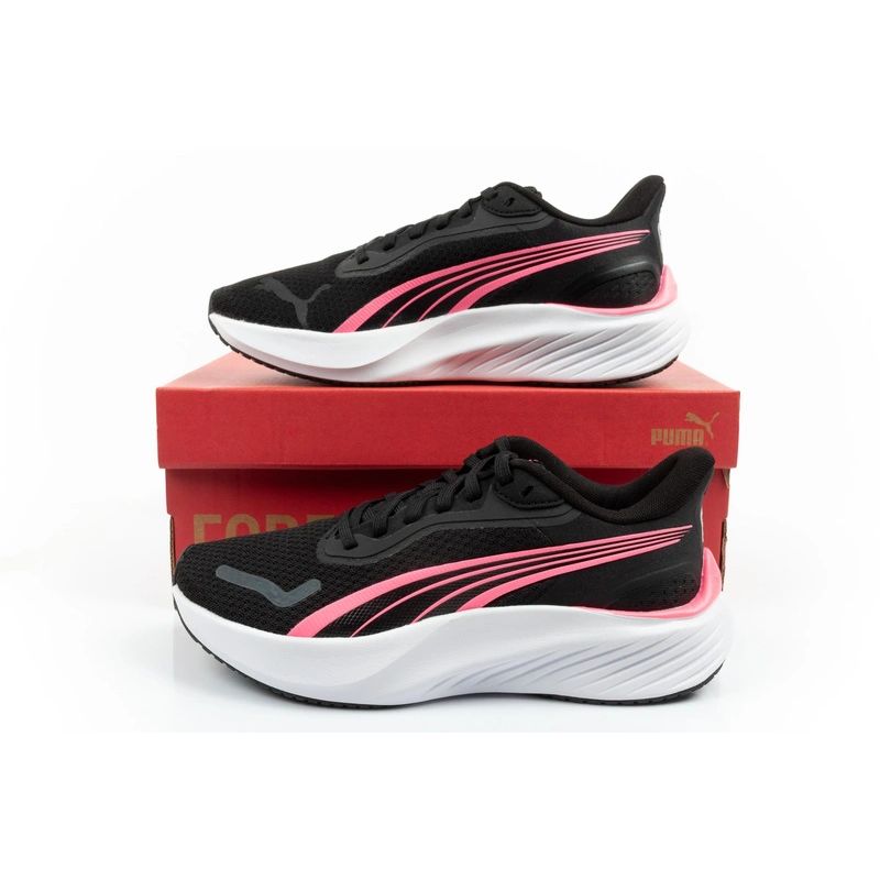 Puma Pounce Lite women's sports shoes, lightweight and comfortable, black Puma
