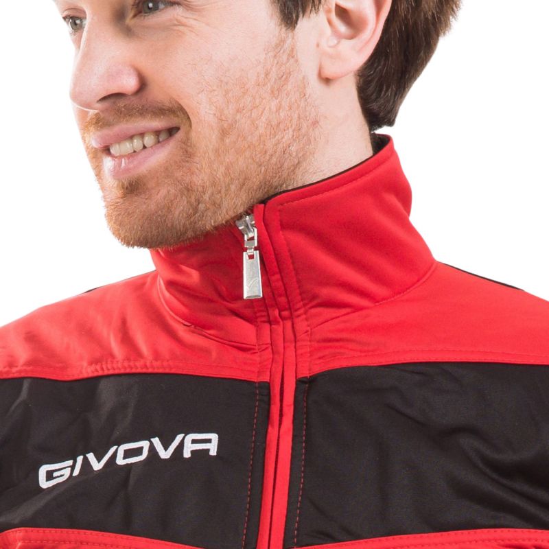 Tracksuit Givova Tuta Visa TR018 1210 red/black Clothing/Football/Mężczyźni/Joma Givova