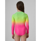 Girls' one-piece swimsuit with UPF50+ filter 4F 4FJRSS26USWSF144-91A