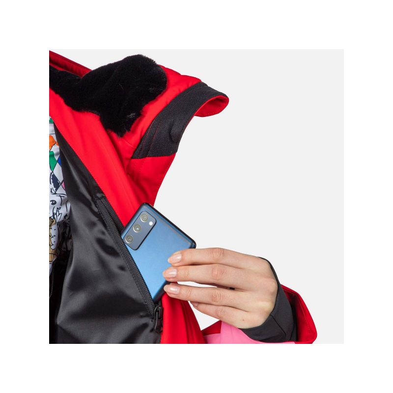 Rossignol W Pilot Down Jkt Jacket Red Rossignol