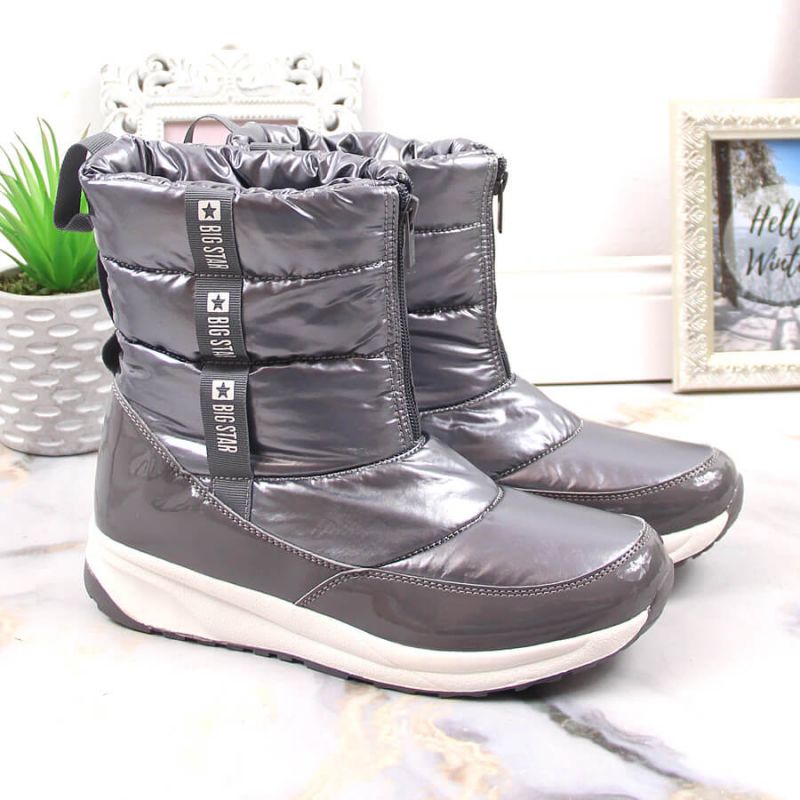 Metallic insulated snow boots Big Star W INT1785A Footwear/Lifestyle Your Sports Performance