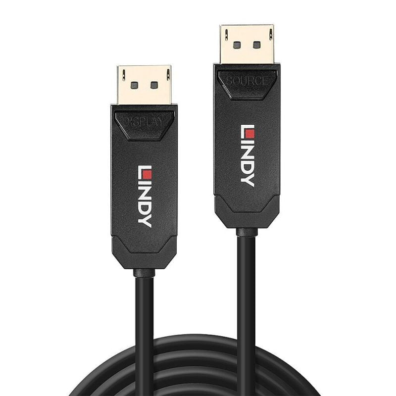 Lindy 38520 DisplayPort Cable 10m Black Kable i adaptery/Kable DisplayPort Your Sports Performance