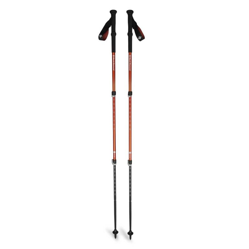 Black Diamond Trail Back Burnt Sienna Trekking Poles Import z Action/Akcesoria sportowe i turystyczne/Kije do Nordic Walking i trekkingu Your Sports Performance