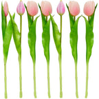 BOUQUET OF 7 PINK TULIPS 31 CM LIFE-LIKE SPRING DECORATION Home and Garden/Equipment Your Sports Performance