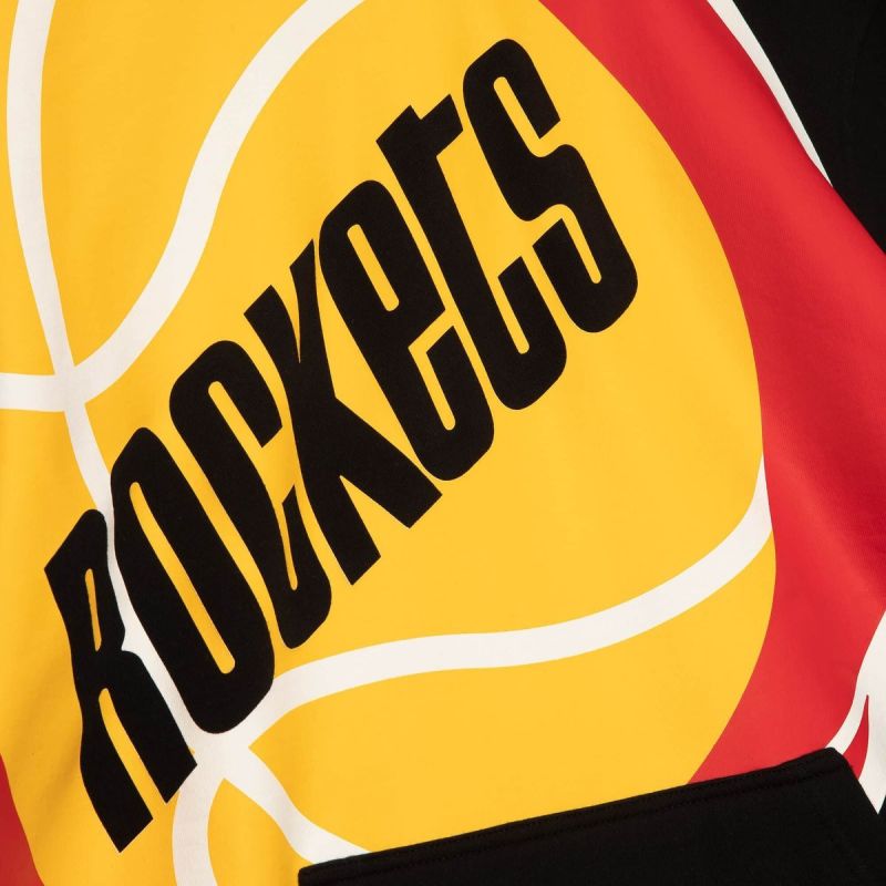 Mitchell & Ness NBA Houston Rockets Hoodie Black Odzież/Odzież na co dzień Your Sports Performance