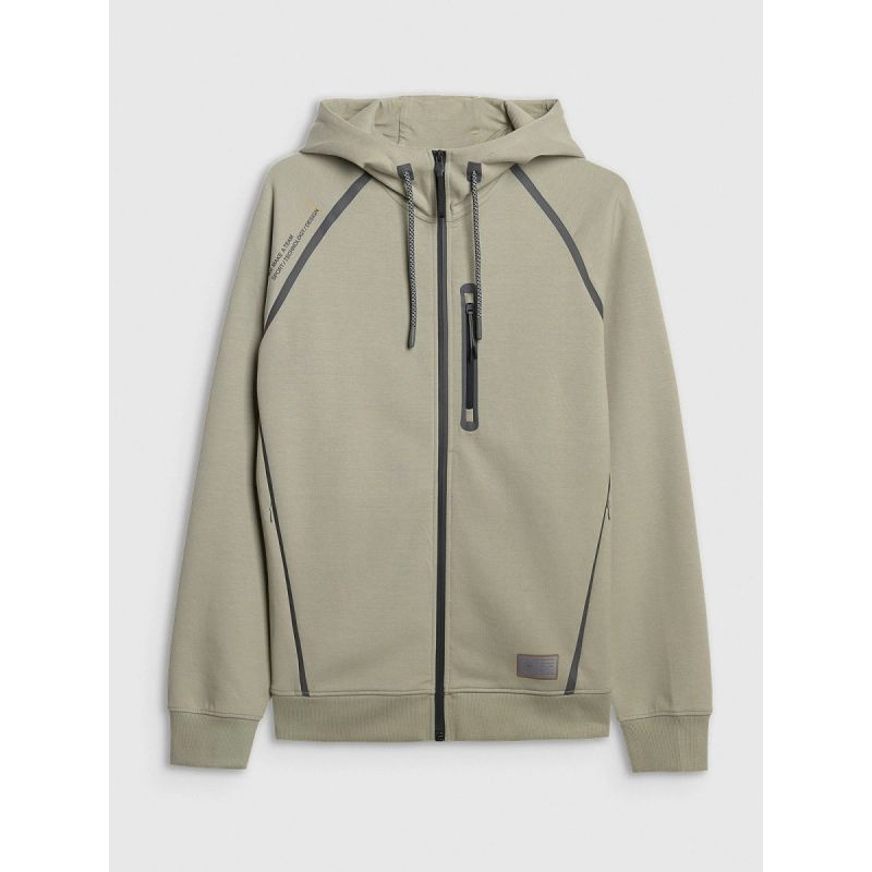 Men's zip-up hooded sweatshirt 4F 4FRAW25TSWSM2456-47S *Kategoria tymczasowa Your Sports Performance