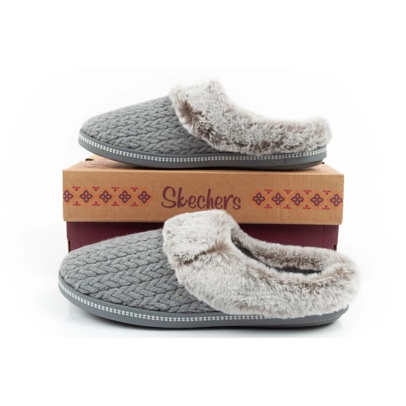 Skechers Cozy Campfire women's slippers, fashionable insulated slippers Skechers
