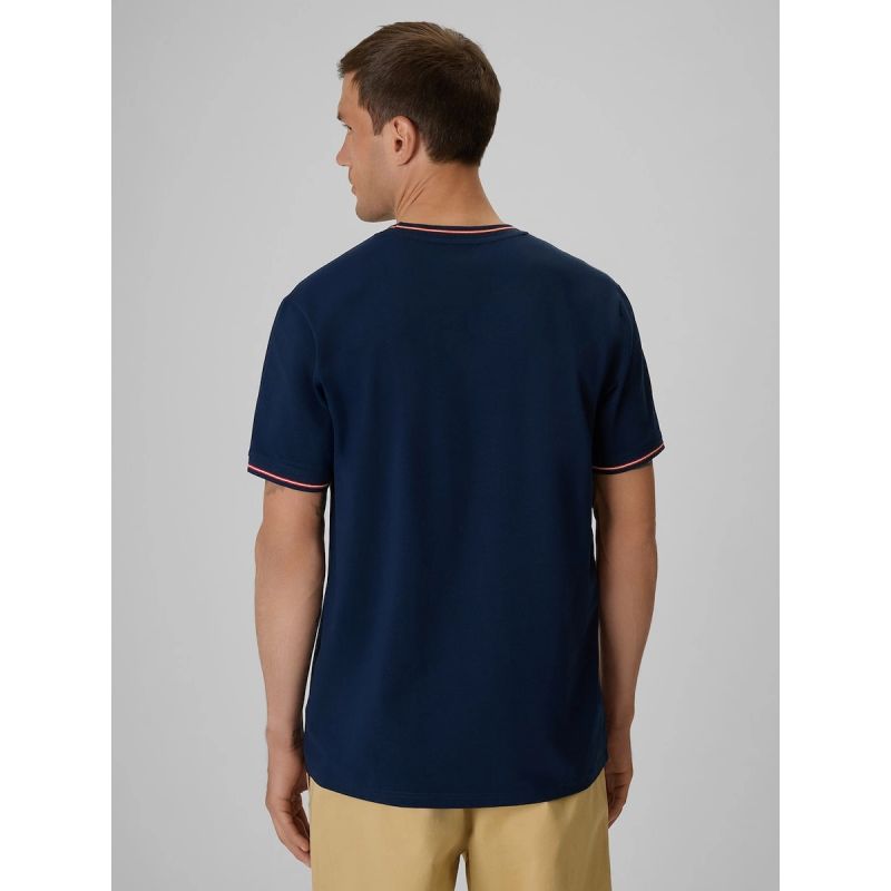 Men's regular plain T-shirt 4F 4FRSS26TTSHM3997-31S