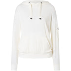 SUPER.NATURAL W AIR HOODIE women’s hooded sweatshirt, white