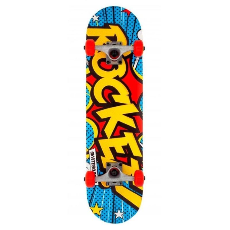 Rocket Mini Popart Complete Multi 7.5" RKT-COM-1533 skateboard Accessories/Skating/Rocket Your Sports Performance