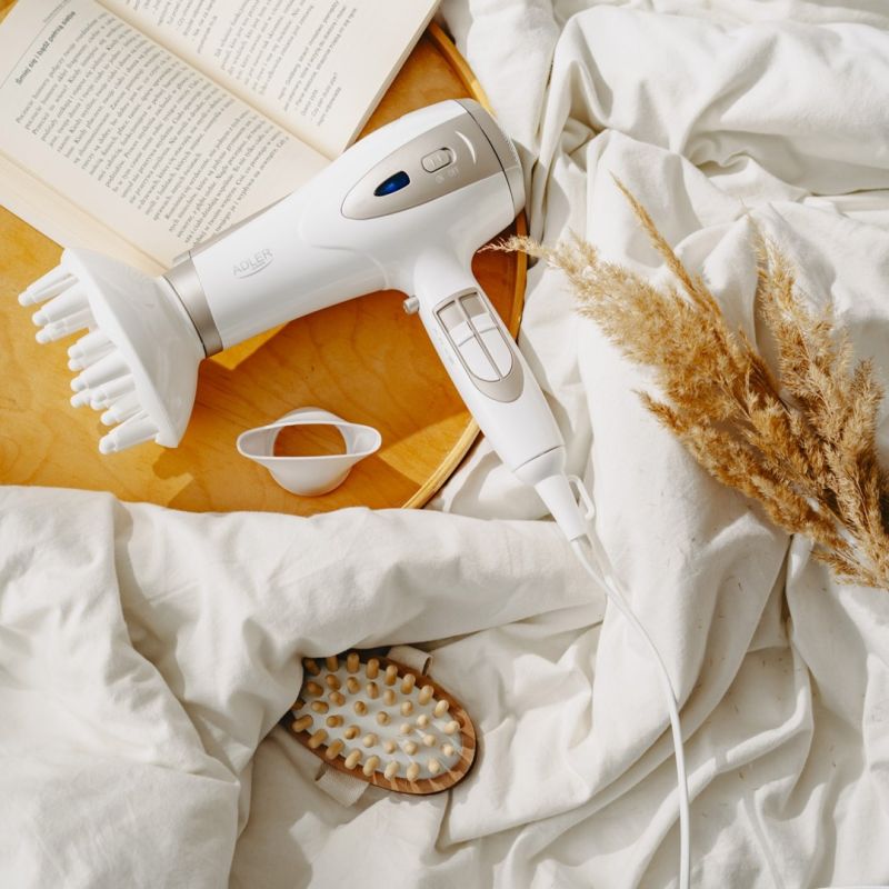 ADLER AD 2248wc hair dryer white and champagne AGD - Produkty/Suszarki do włosów Your Sports Performance