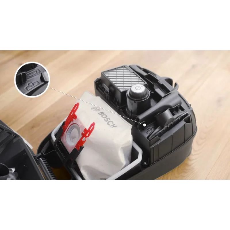Bosch Series 4 BGB41HYG1H Bagged Vacuum Cleaner (600W; White) AGD - Produkty/Odkurzacze Your Sports Performance
