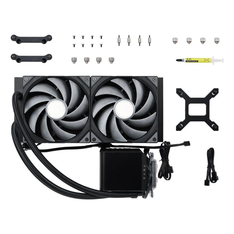 Complete TRYX PANORAMA water cooling - 280 mm - AMD Socket AM4 (Ryzen) - AMD Socket AM5 (Ryzen Zen4) Chłodzenie/Chłodzenie - wentylatory Your Sports Performance
