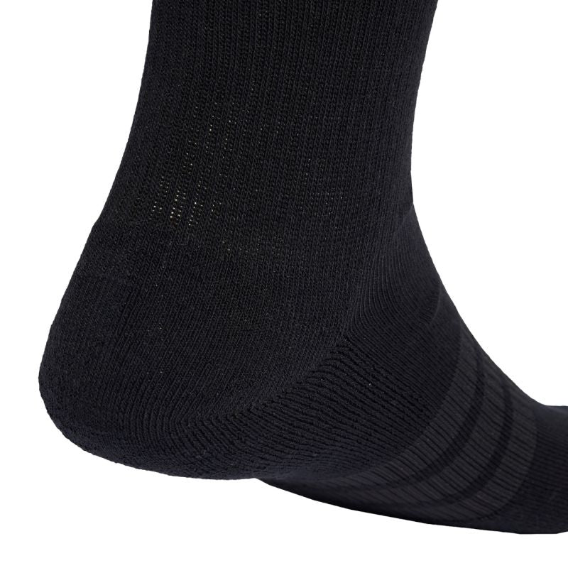 Adidas Cushioned Crew Socks 6 Pairs Black KE5499