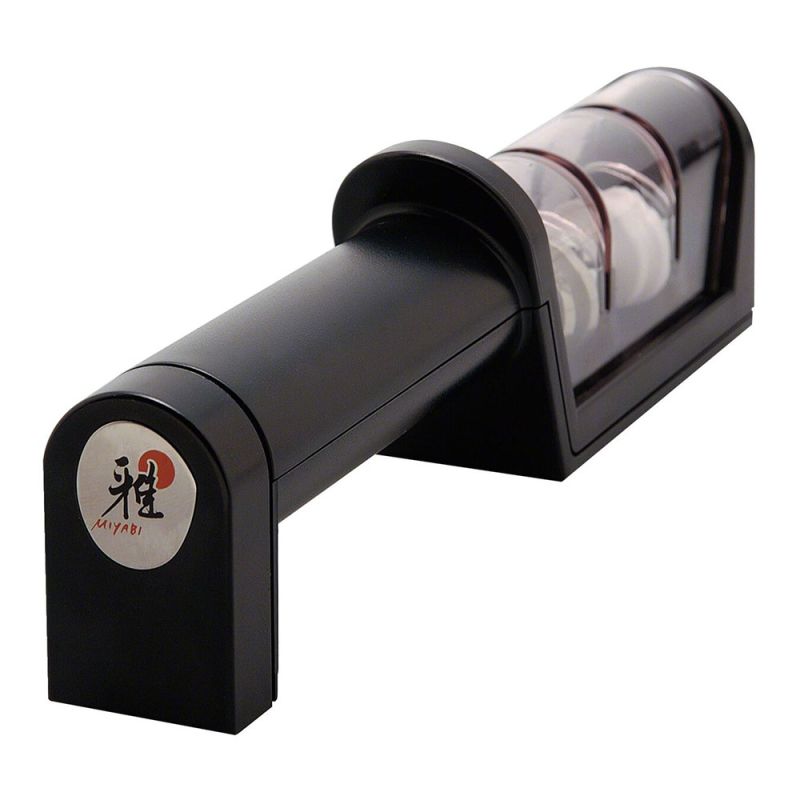 ZWILLING Miyabi Pull-Through Knife Sharpener Black AGD - Produkty/Ostrzałki Your Sports Performance