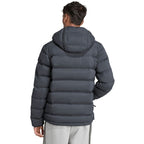 Men's adidas Helionic Climawarm Stretch Hooded Down Jacket Black JN2114 To be categorized Your Sports Performance