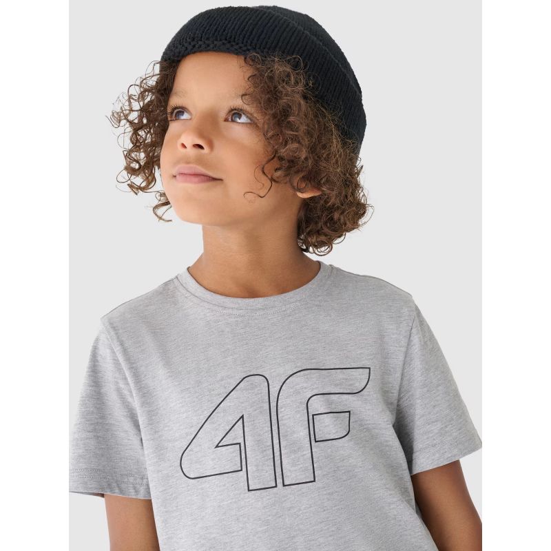 Boy's printed T-shirt 4F Junior 4FJWMM00TTSHM1627-27M *Kategoria tymczasowa Your Sports Performance
