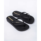 Ipanema women's flip-flops Bossa Soft V comfortable black fashionable Ipanema