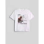 Boy's regular printed T-shirt 4F 4FJKAW26TTSHM4452-10S