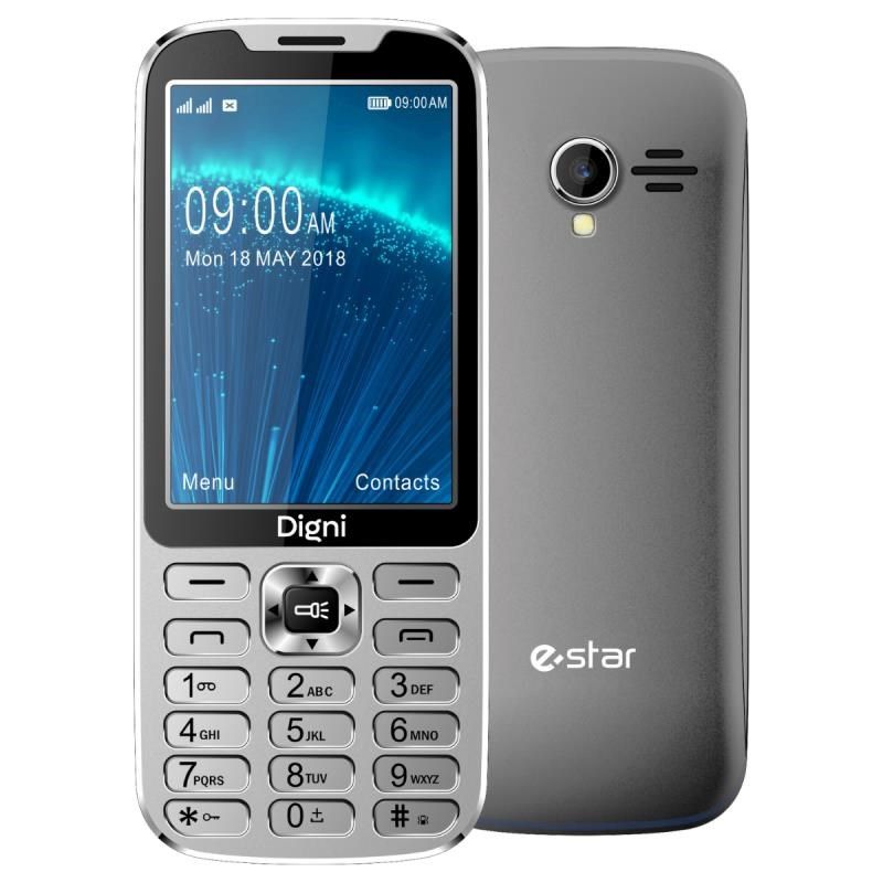 eSTAR Digni CALL 4G Dual SIM Silver Phone In preparation Your Sports Performance