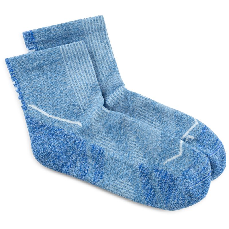 Buff DRYFLX® QUARTER SOCK DQ WASHED BLUE S Socks