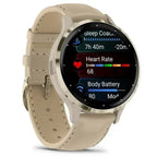 Garmin 010-02785-55 Smartwatch / Sports Watch 3.05 cm (1.2") AMOLED 41 mm Digital 390 x 390 px Touchscreen Gold Wi-Fi GPS Akcesoria sportowe i turystyczne/Zegarki sportowe Your Sports Performance
