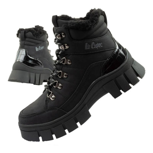 Lee Cooper women's winter hiking sports shoes, insulated, black, high In preparation Your Sports Performance