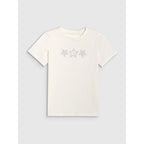 Girls' regular printed T-shirt 4F 4FJRSS26TTSHF3455-11S 4f