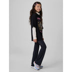 Girls' knit leggings with flared legs 4F 4FJKAW26TTIGF351-20S