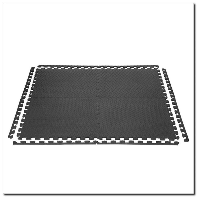 Dark gray puzzle mat 9 pieces 12mm HMS MP12 In preparation Your Sports Performance