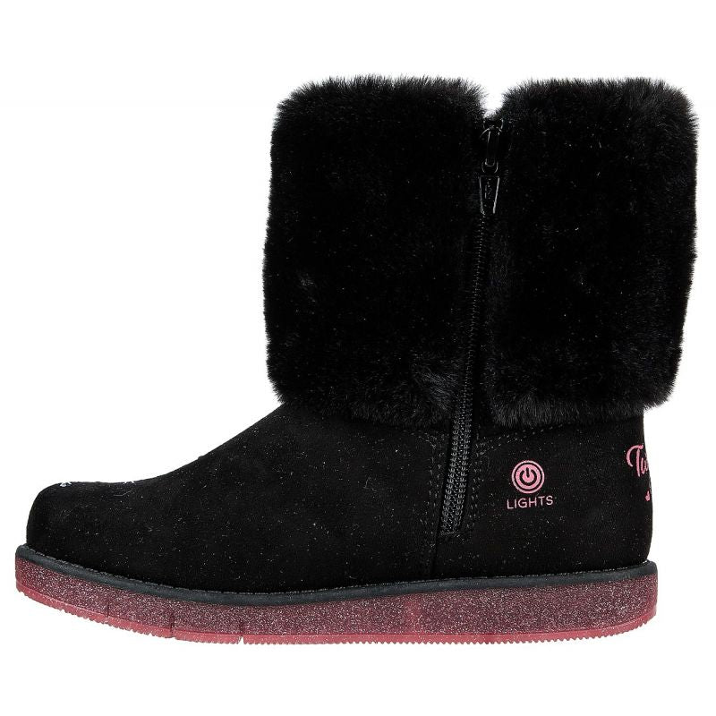 Skechers GLITZY GLAM COZY CUDDLERS JR 314851L-BLK shoes Footwear/Lifestyle/Skechers Skechers