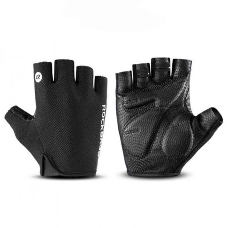 Rockbros S106BK cycling gloves, size M - black Rockbros