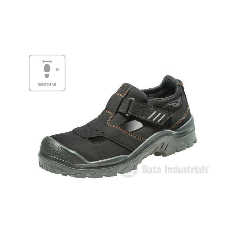 Bata Industrials Act 151 U MLI-B09B1 black sandals Footwear/Outdoor/Bata Industrials Your Sports Performance