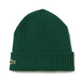 Lacoste Ribbed Wool Beanie Green - RB0001-132 Lacoste