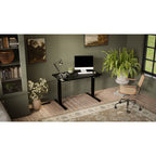 Electric height adjustable desk MOON 121x67x72-120 black Biurka/Biurka nowoczesne Your Sports Performance