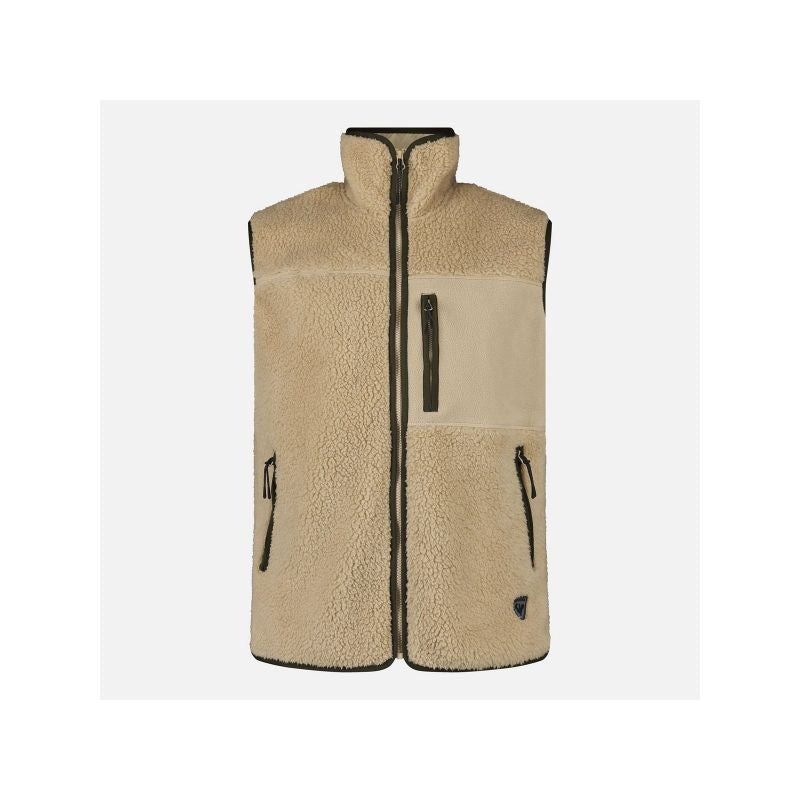 ROSSIGNOL Men's All Track Sherpa Vest Gray