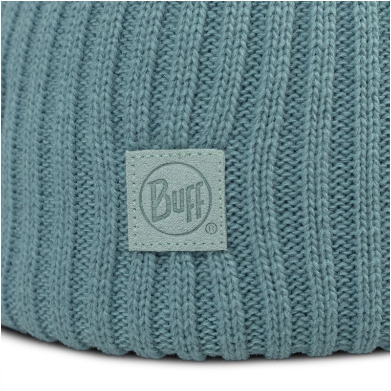 BUFF KNITTED BEANIE RUTGER BLUE GLASS