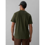 Men's regular printed T-shirt 4F 4FKAW26TTSHM4477-043S