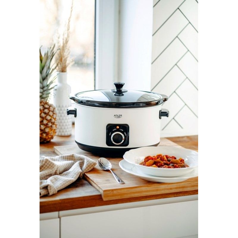 Slow cooker ADLER AD 6413w white AGD - Produkty/Wolnowary Your Sports Performance