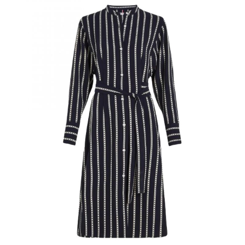 Tommy Hilfiger Argyle Stripe Dress W WW0WW40365 Clothing/Lifestyle/Tommy Hilfiger Tommy Hilfiger