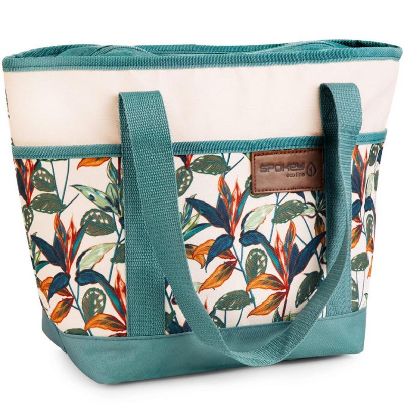 Spokey Eco Simply thermal bag green and beige 929509 In preparation Your Sports Performance