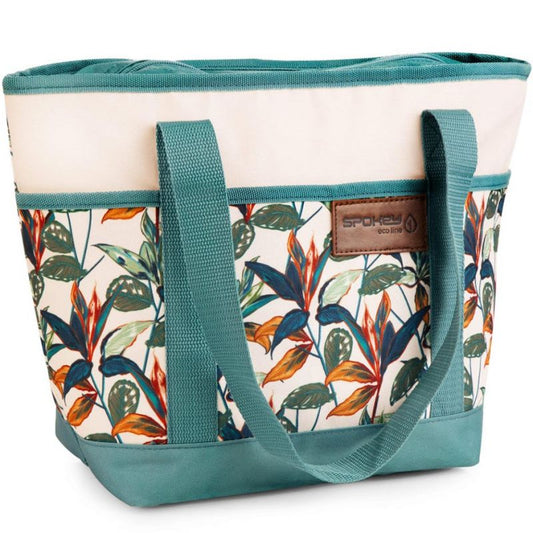 Spokey Eco Simply thermal bag green and beige 929509 In preparation Your Sports Performance