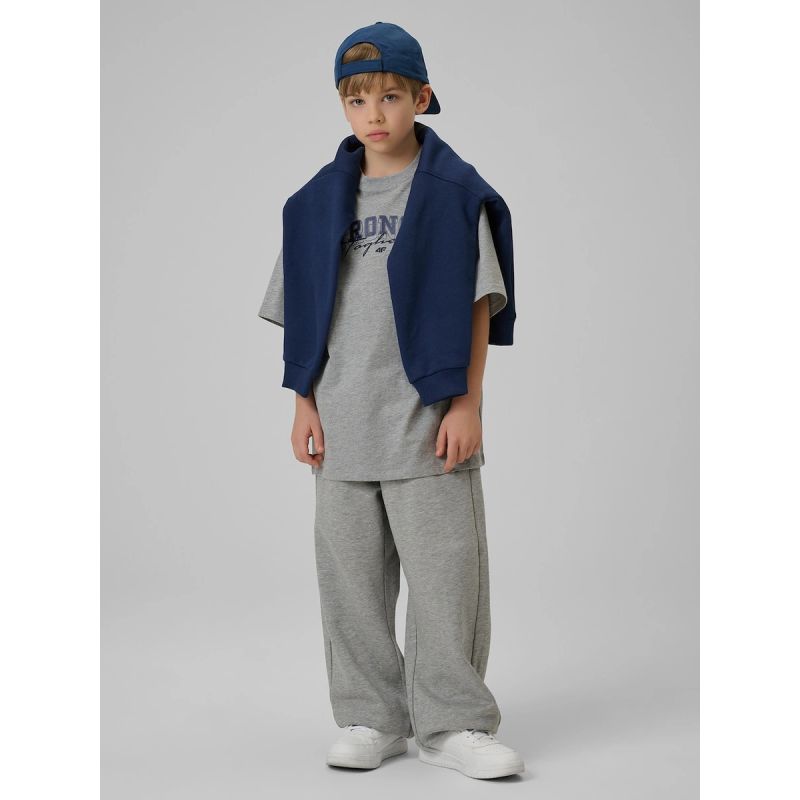 Boy's loose T-shirt with print 4F 4FJRSS26TTSHM3465-27M 4f