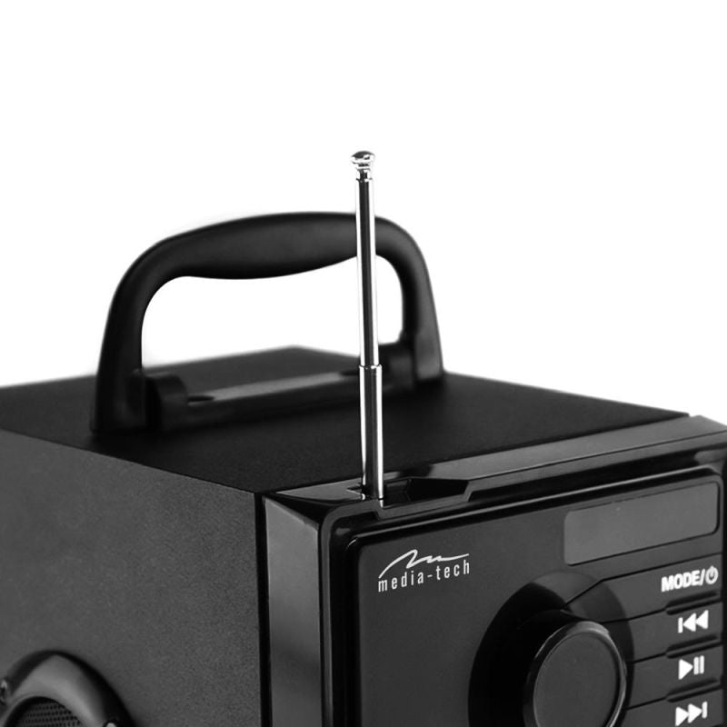 MEDIA-TECH WIRELESS SPEAKER BOOMBOX SILVER 15W MRS MT3179 In preparation Your Sports Performance